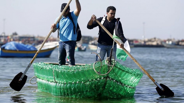1. Gaza boat plastic bottles.jpg