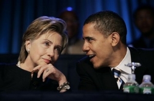 Clinton et Obama au Biilderberg pendant la campagne des présidentielles.jpg