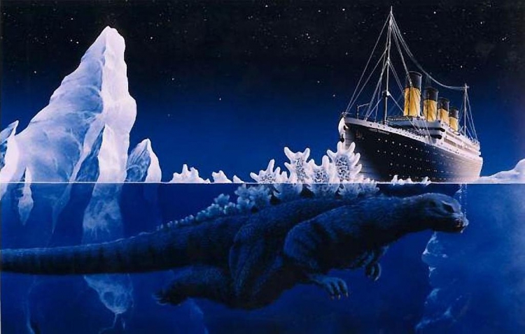 1. Titanic Meets Godzilla.JPG