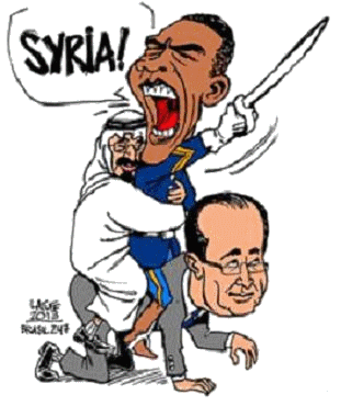 24. Syria - Obama Hollande Saoud.gif