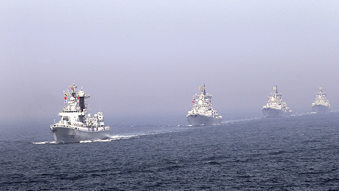 1. China-Russia joint naval exercise.JPG